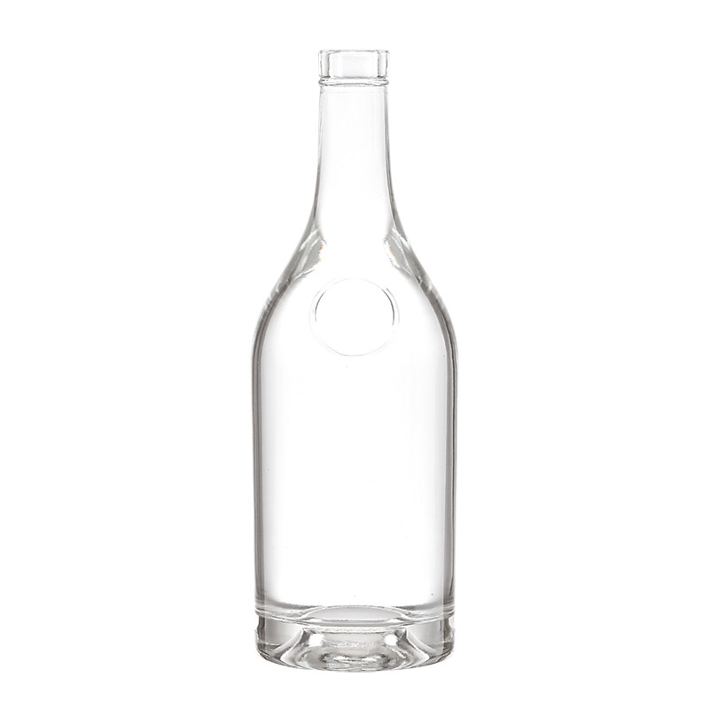 Super flint glas materiaal afdichting type kurk 700 ml lege glazen fles voor drank