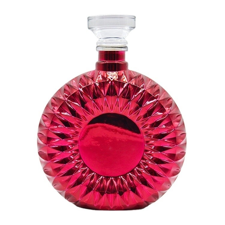 Super Flint 500ml 700ml 750ml Brandy Liquor Glas wijnflessen met en Fashion Design