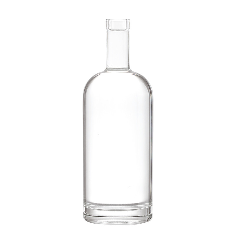 Super Flint glasmateriaal 700 ml kurkverzegelingsglasflessen voor wodka whisky rum