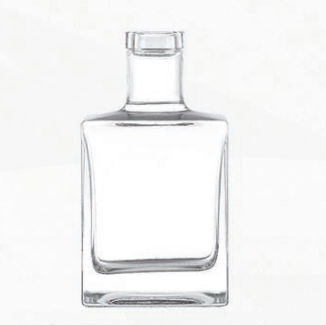 500 ml 700 ml 750 ml 1L unieke vierkantvormige glazen drankfles voor sap Vodka Spirituous Liquor