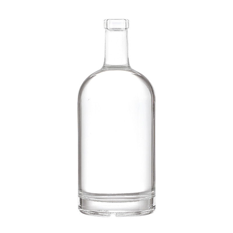 Super Flint glasmateriaal 200 ml 500 ml 750 ml 1000 ml lege glazen flessen met kurkkap