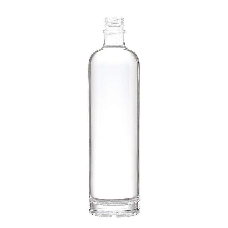 Doorzichtige of aanpasbare 750 ml glazen fles voor wodka, drank en wijn