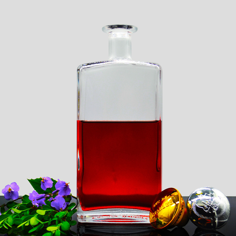Super Flint Glas Materiaal 500ml 750ml 1000ml Vodka Glas Fles Gin Fles voor uw