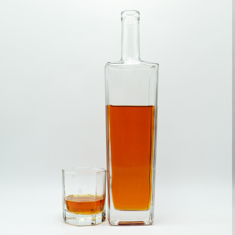 Super Flint Glass 250 ml 300 ml 350 ml 750 ml 1l heldere glazen drankflessen met tequila