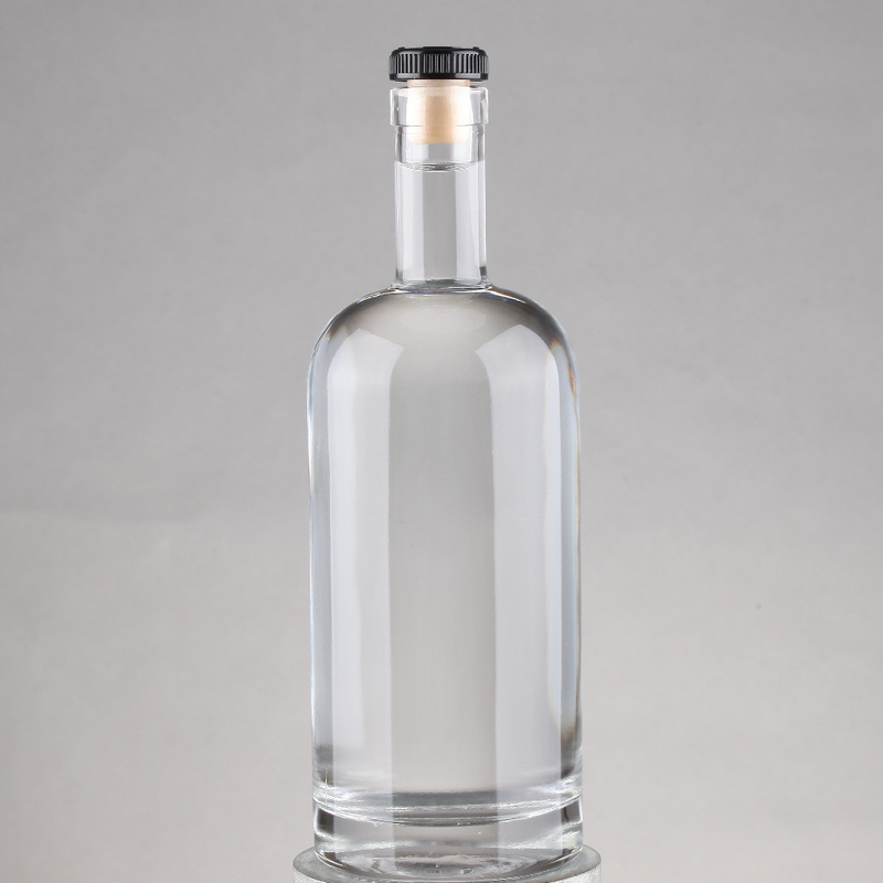 Flint Vodka Whisky Cork Cap 750 ml Glas Whisky Fles met Cork Basis Materiaal Glas