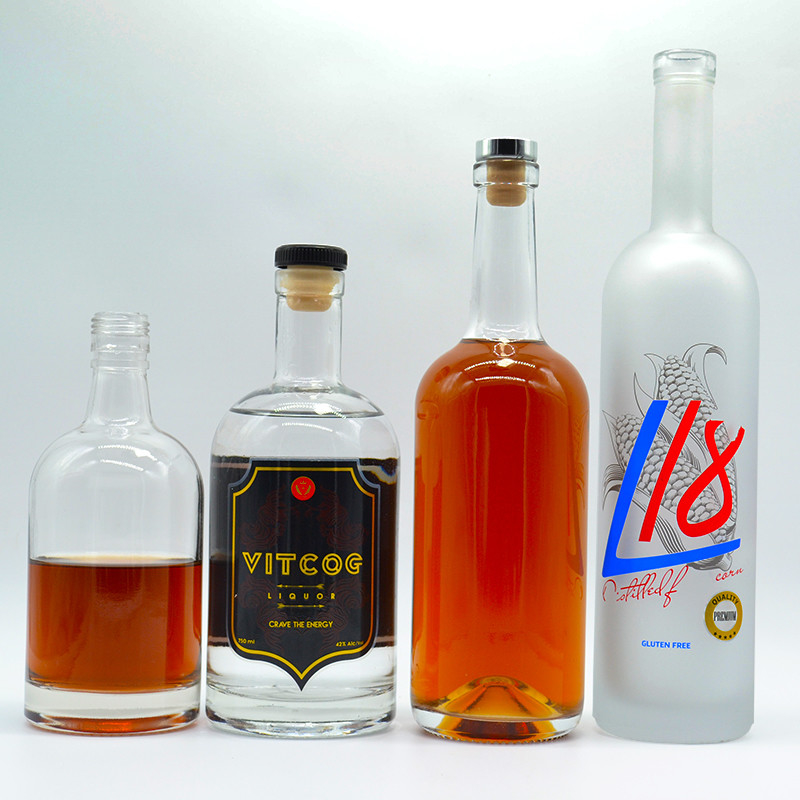 375 ml 200 ml 100 ml fles Glas Gin Whisky Wijn Vodka Spirits Glasfles met kurk